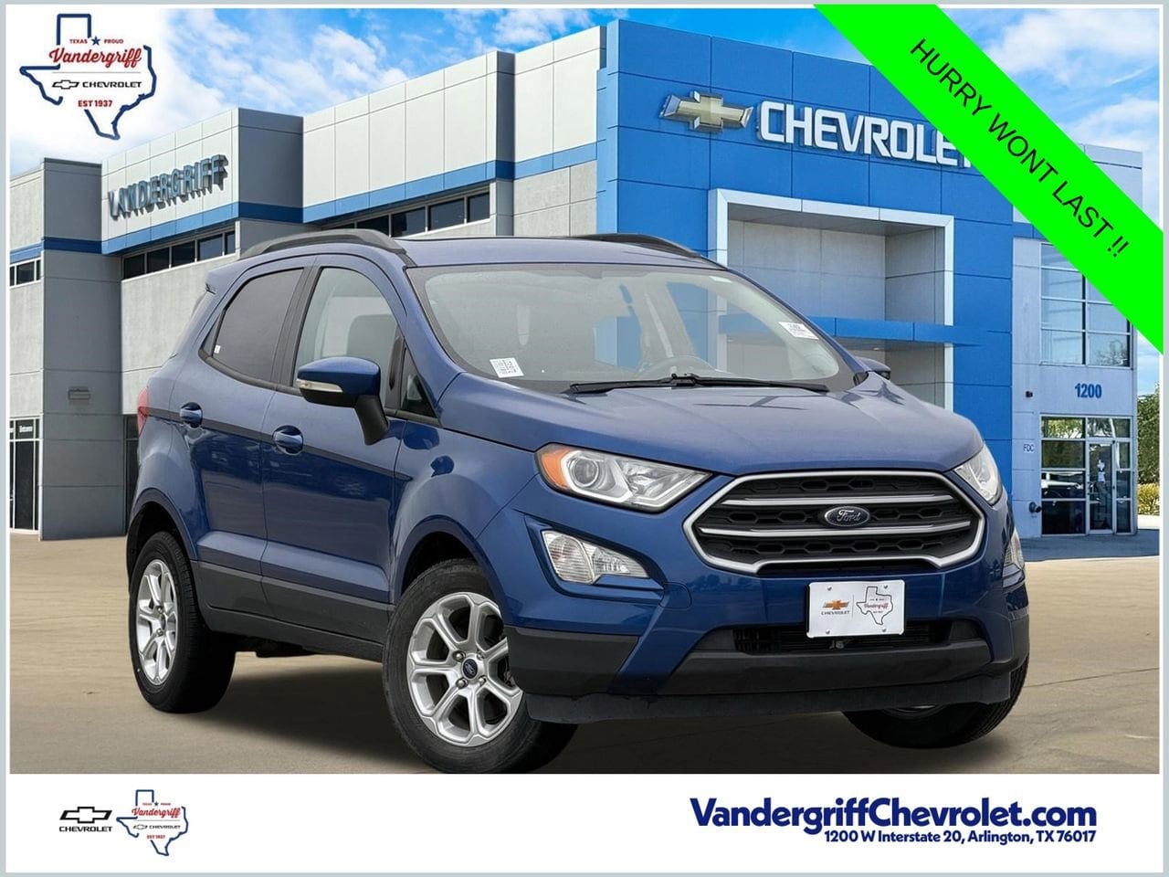 2020 Ford Ecosport SE