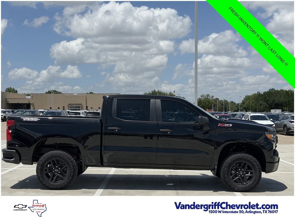 New 2026 Chevrolet Silverado 1500 Custom Trail Boss Truck Crew Cab