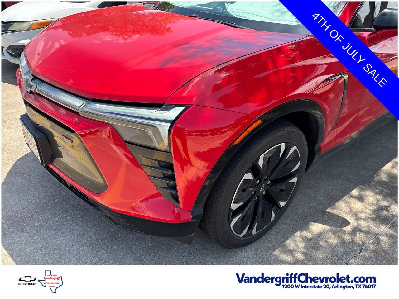 Used 2024 Chevrolet Blazer EV RS with VIN 3GNKDCRJ8RS179413 for sale in Arlington, TX