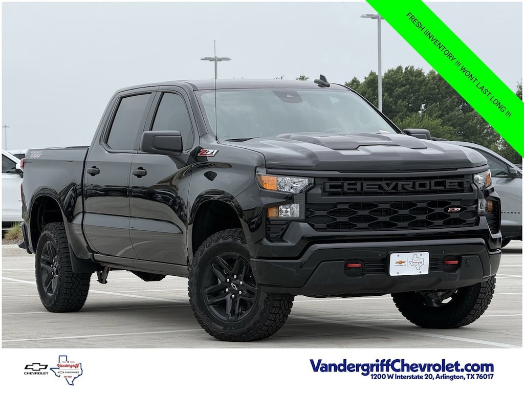 New 2026 Chevrolet Silverado 1500 Custom Trail Boss Truck Crew Cab