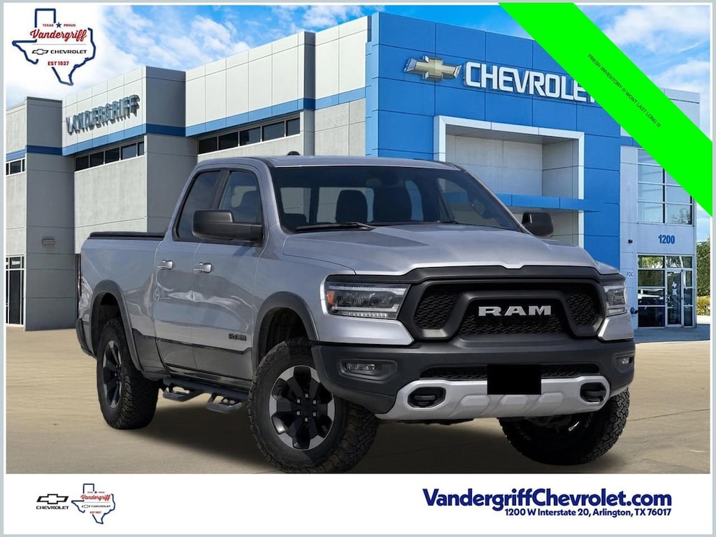 Used 2019 Ram 1500 Rebel Quad Cab 4x4 64 Box Truck Quad Cab