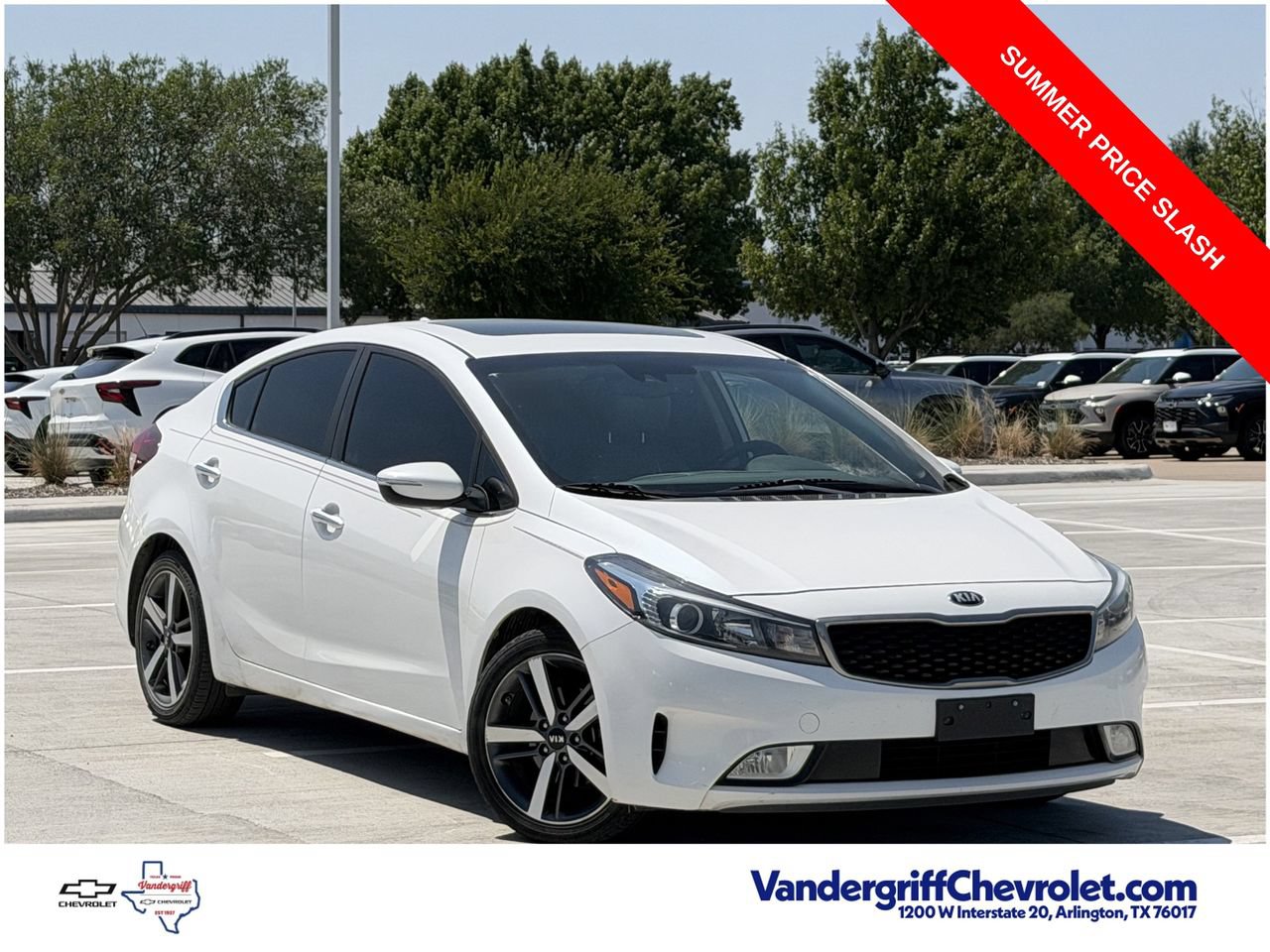Used 2017 Kia Forte EX with VIN 3KPFN4A82HE090505 for sale in Arlington, TX