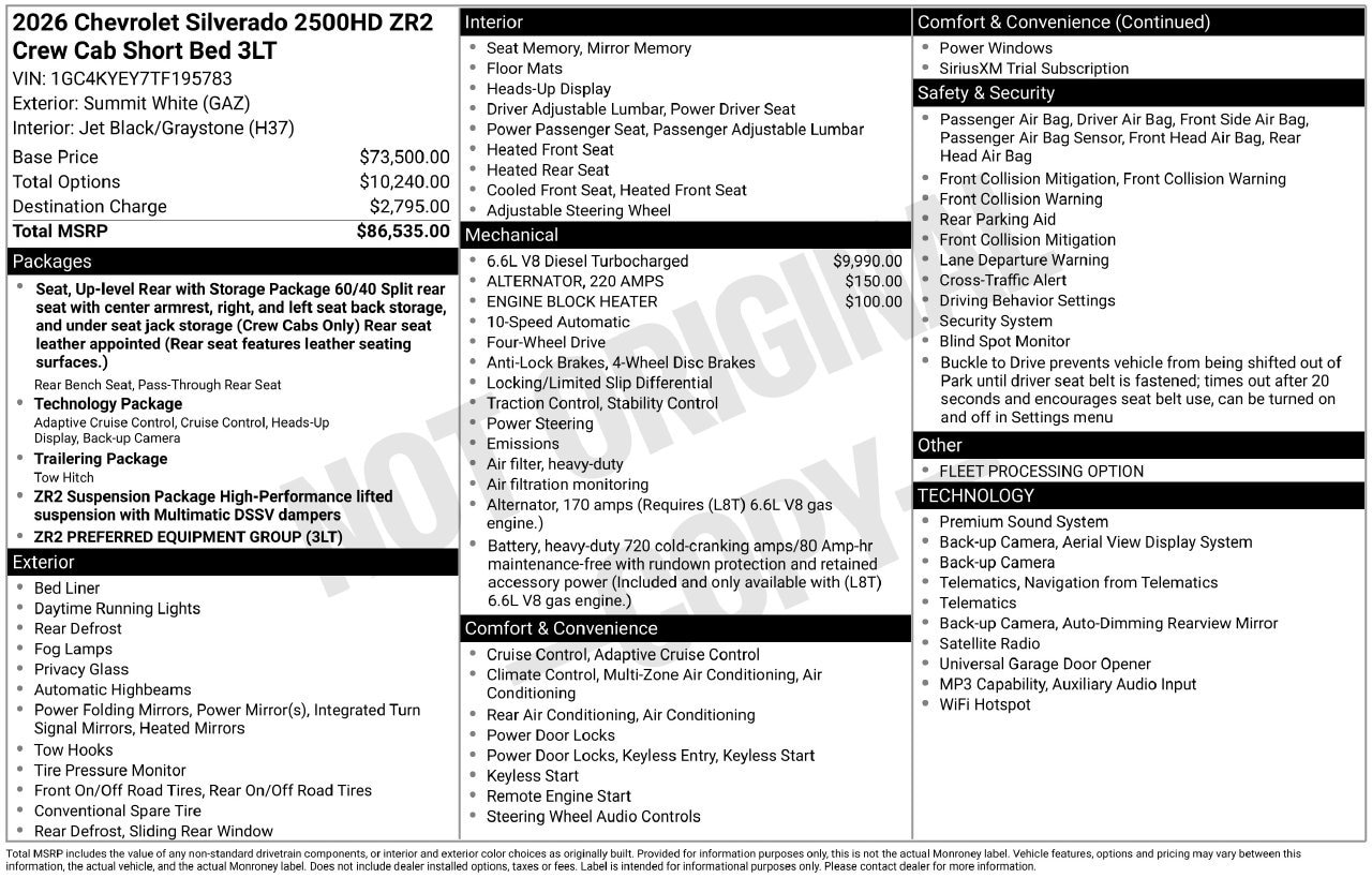 2026 Chevrolet Silverado 2500HD ZR2 - Photo 30