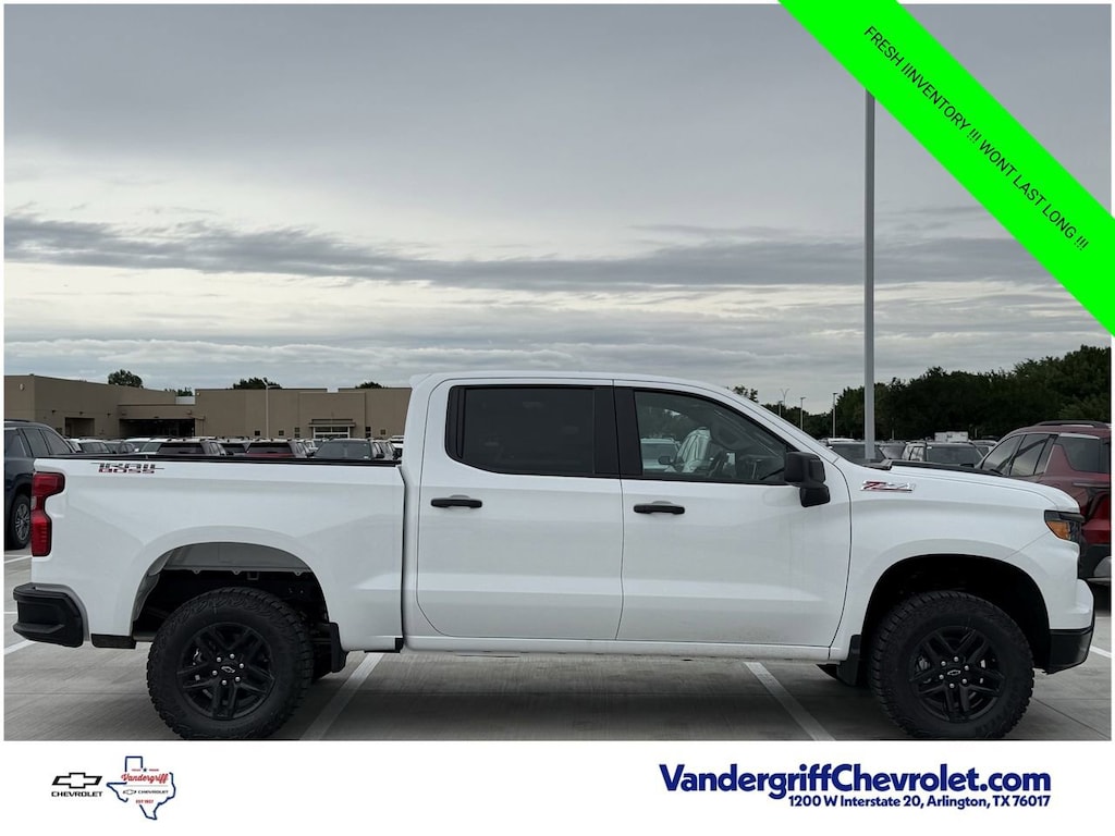 New 2026 Chevrolet Silverado 1500 Custom Trail Boss Truck Crew Cab