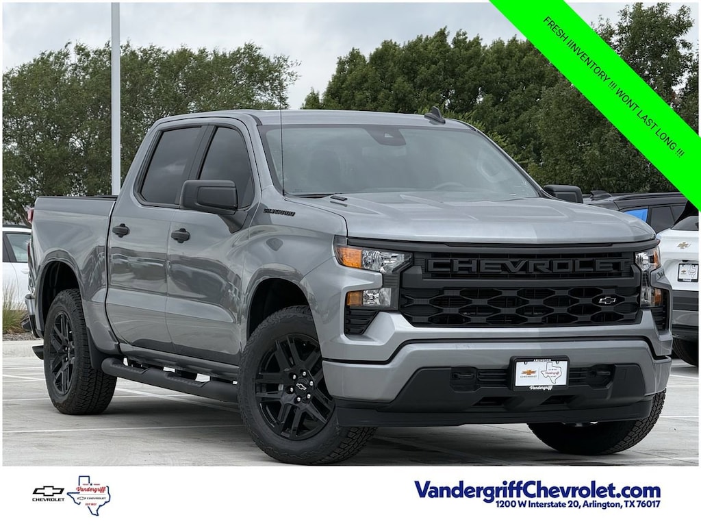 New 2026 Chevrolet Silverado 1500 Custom Truck Crew Cab