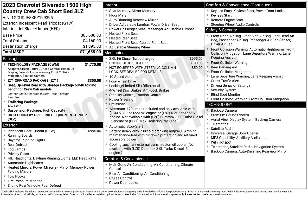 2023 Chevrolet Silverado 1500 High Country - Photo 30