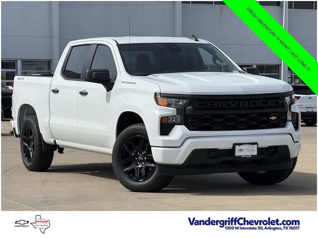 New 2026 Chevrolet Silverado 1500 Custom Truck Crew Cab