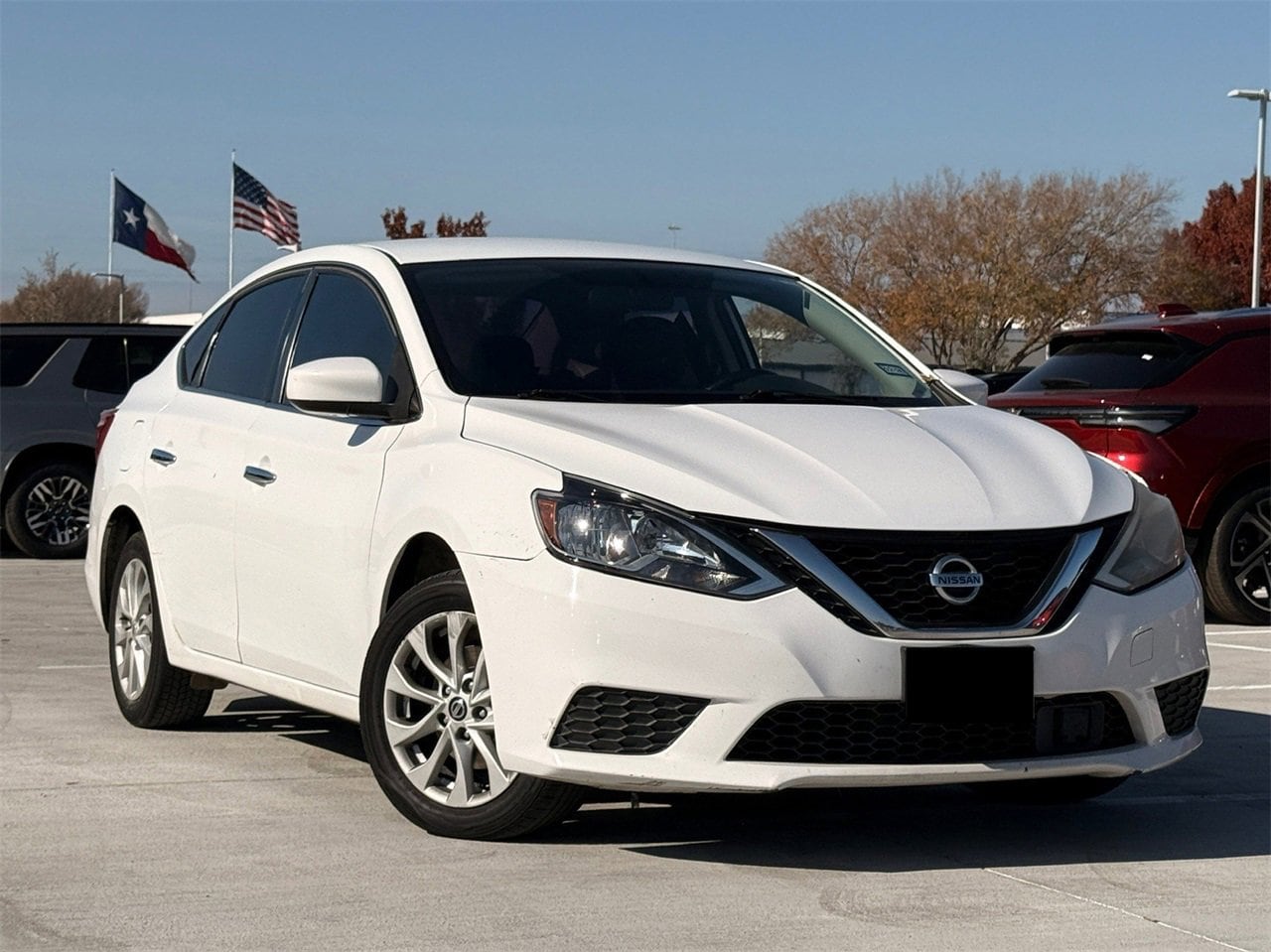 Used 2019 Nissan Sentra SV with VIN 3N1AB7AP5KY260683 for sale in Arlington, TX