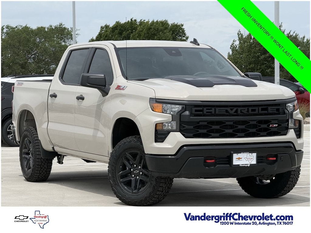 New 2026 Chevrolet Silverado 1500 Custom Trail Boss Truck Crew Cab