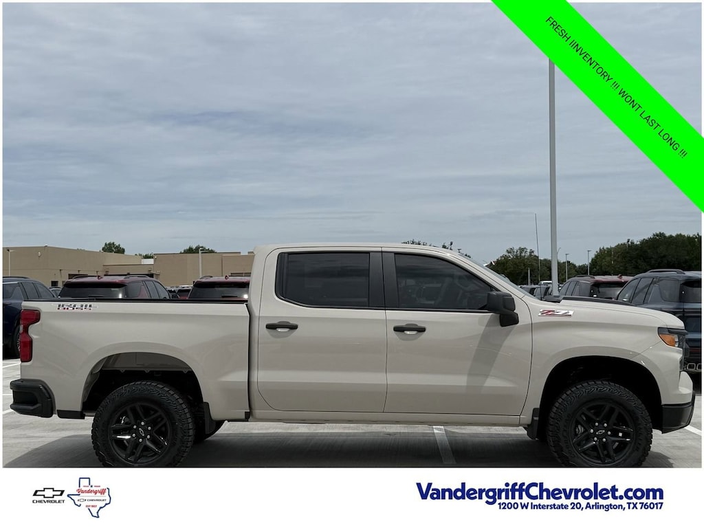 New 2026 Chevrolet Silverado 1500 Custom Trail Boss Truck Crew Cab