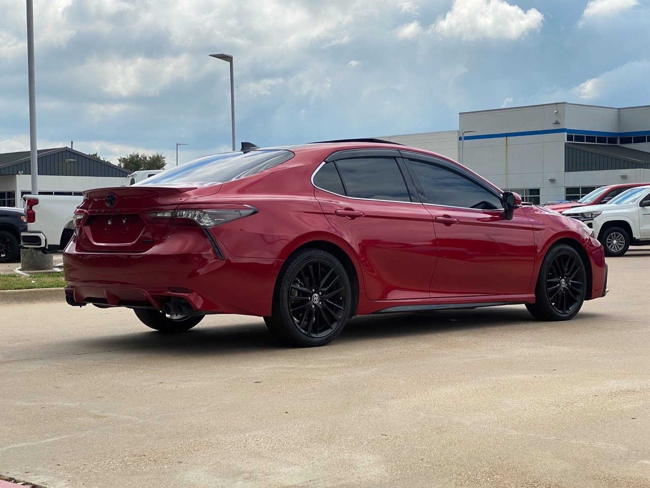 Used 2022 Toyota Camry XSE with VIN 4T1K61AK2NU007301 for sale in Arlington, TX