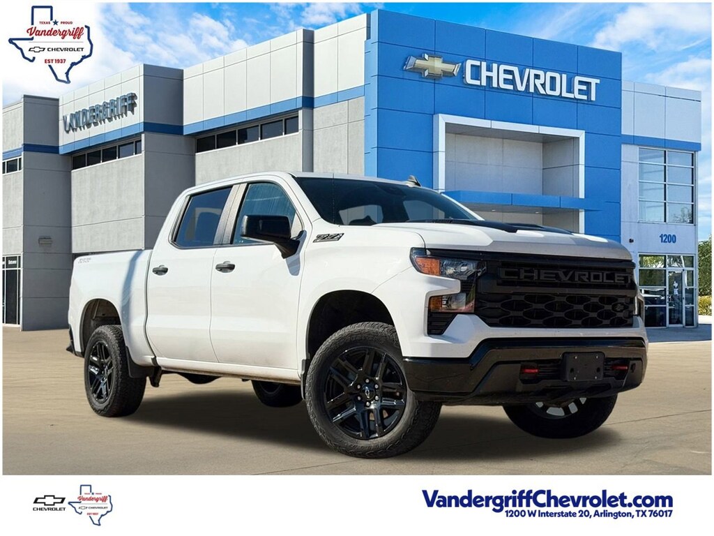 Certified 2024 Chevrolet Silverado 1500 Custom Trail Boss Truck Crew Cab