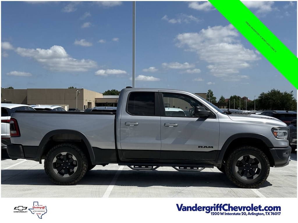 Used 2019 Ram 1500 Rebel Quad Cab 4x4 64 Box Truck Quad Cab