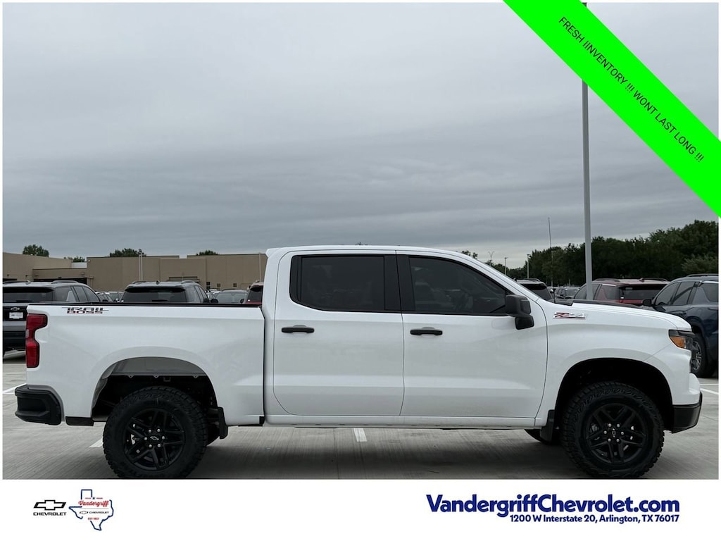 New 2026 Chevrolet Silverado 1500 Custom Trail Boss Truck Crew Cab