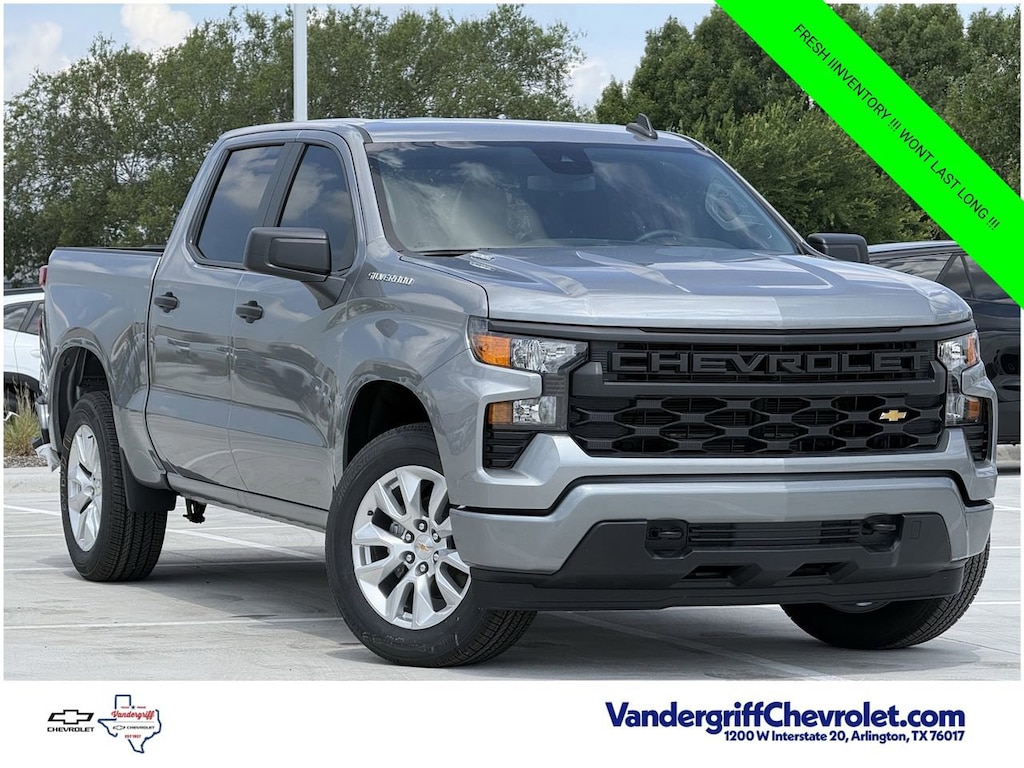 New 2026 Chevrolet Silverado 1500 Custom Truck Crew Cab
