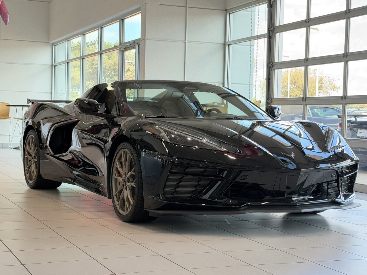 Black 2026 Chevrolet Corvette Convertible Rear-Wheel Drive Automatic