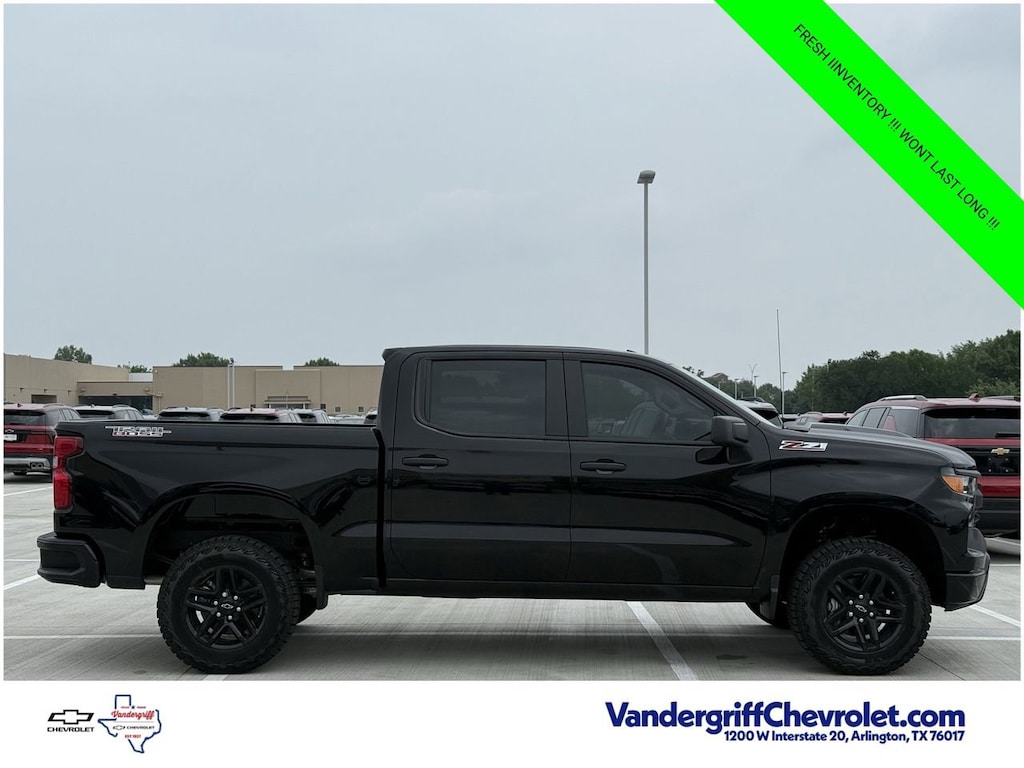 New 2026 Chevrolet Silverado 1500 Custom Trail Boss Truck Crew Cab