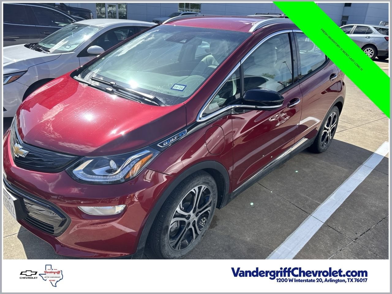 Cajun Red Tintcoat 2021 Chevrolet Bolt EV Premier FWD Hatchback Front-Wheel Drive Automatic