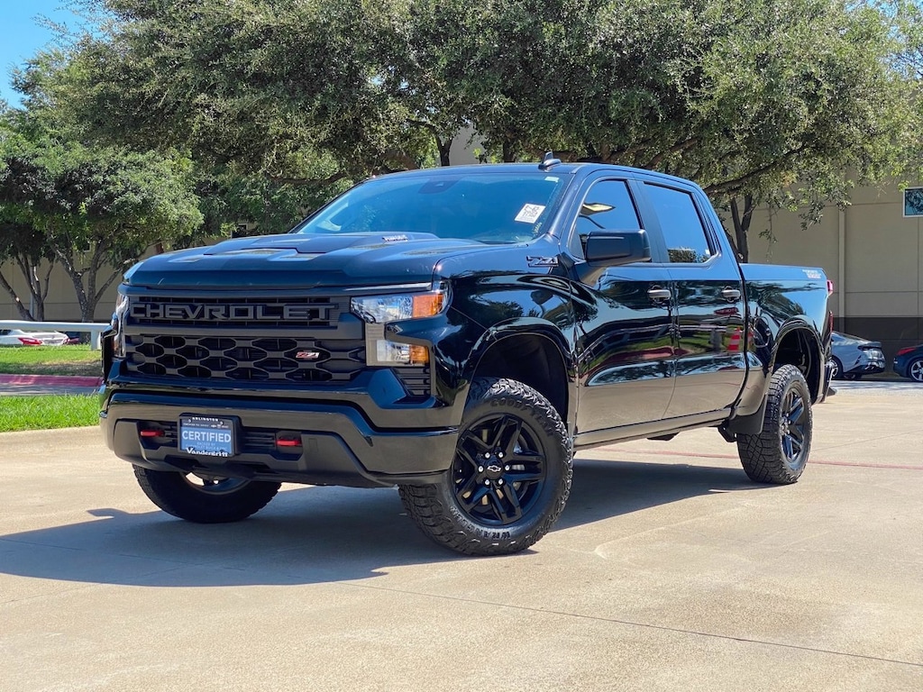 Certified 2024 Chevrolet Silverado 1500 Custom Trail Boss Truck Crew Cab