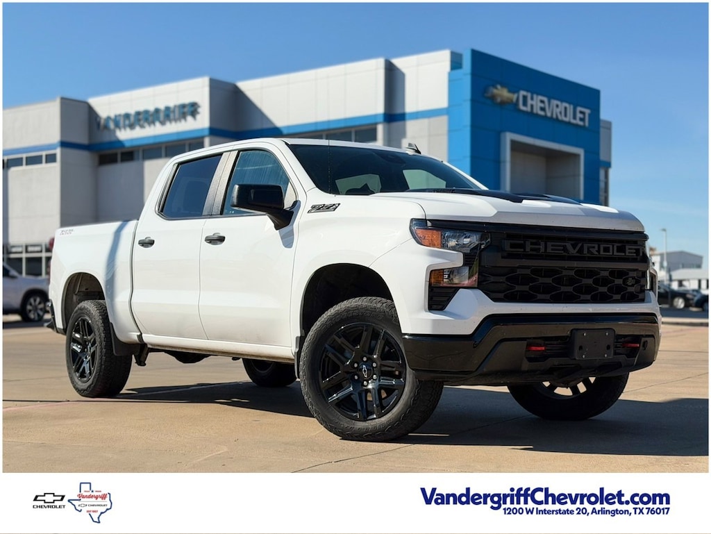 Certified 2024 Chevrolet Silverado 1500 Custom Trail Boss Truck Crew Cab