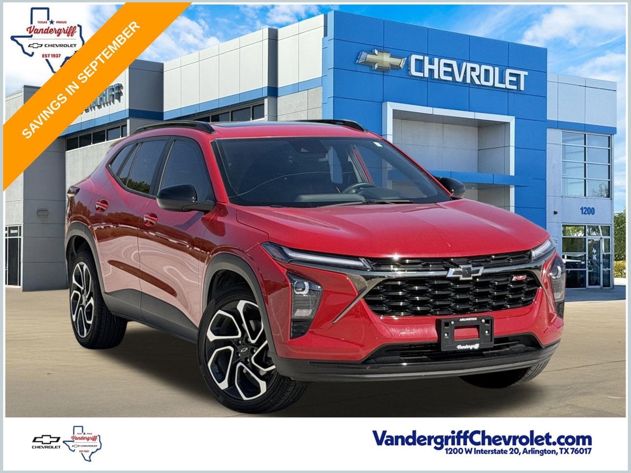 Apex Red 2026 Chevrolet Trax SUV / Crossover Front-Wheel Drive 6-Speed Automatic