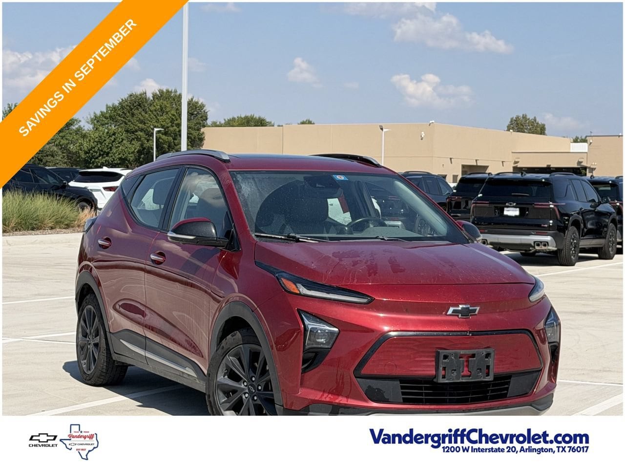 Used 2022 Chevrolet Bolt EUV Premier with VIN 1G1FZ6S01N4126540 for sale in Arlington, TX