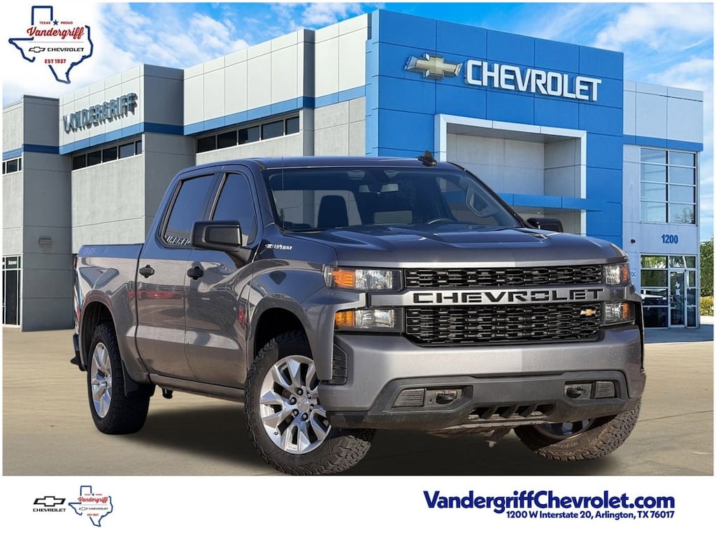 Used 2021 Chevrolet Silverado 1500 Custom Truck Crew Cab