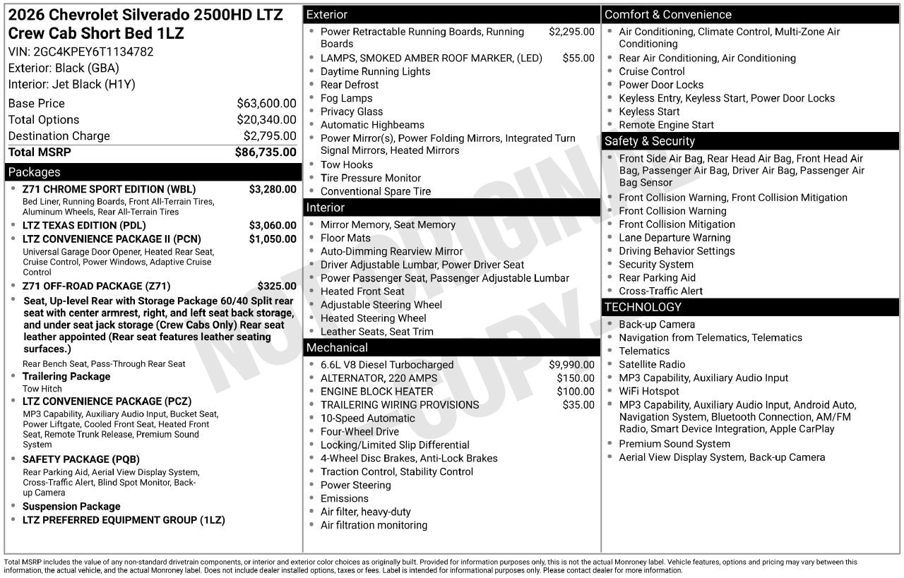2026 Chevrolet Silverado 2500HD LTZ - Photo 30