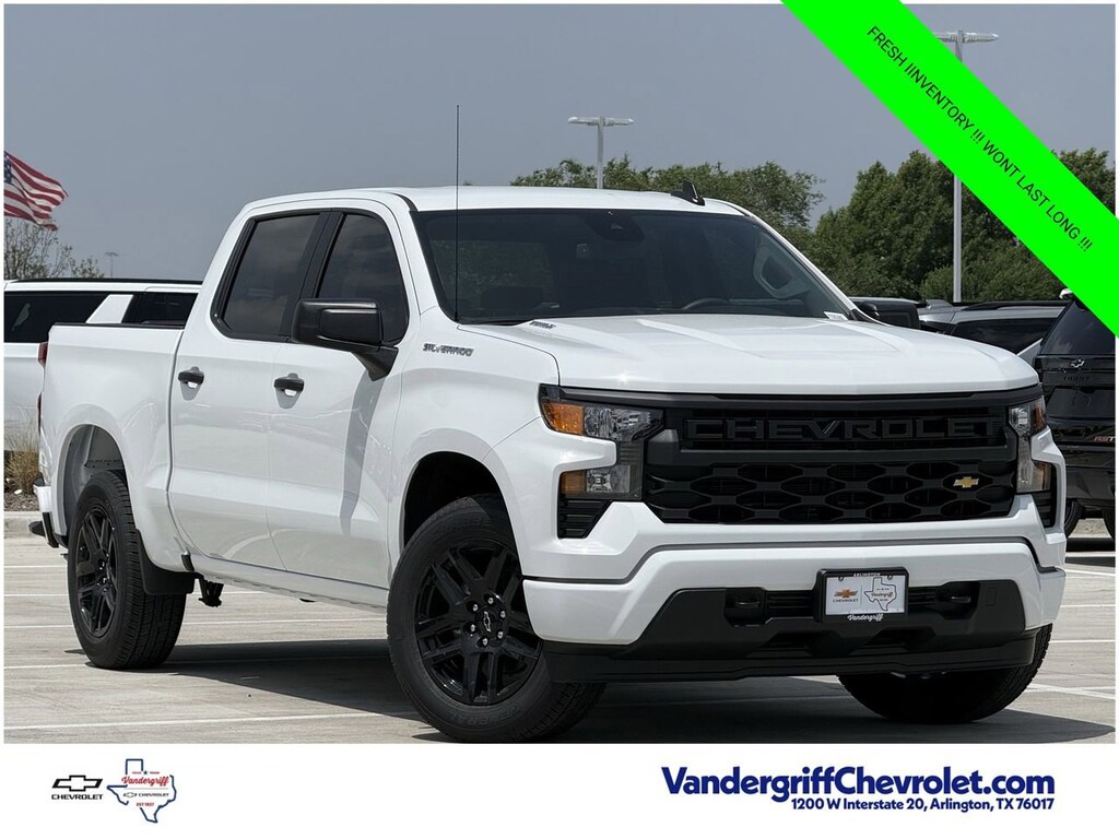 New 2026 Chevrolet Silverado 1500 Custom Truck Crew Cab