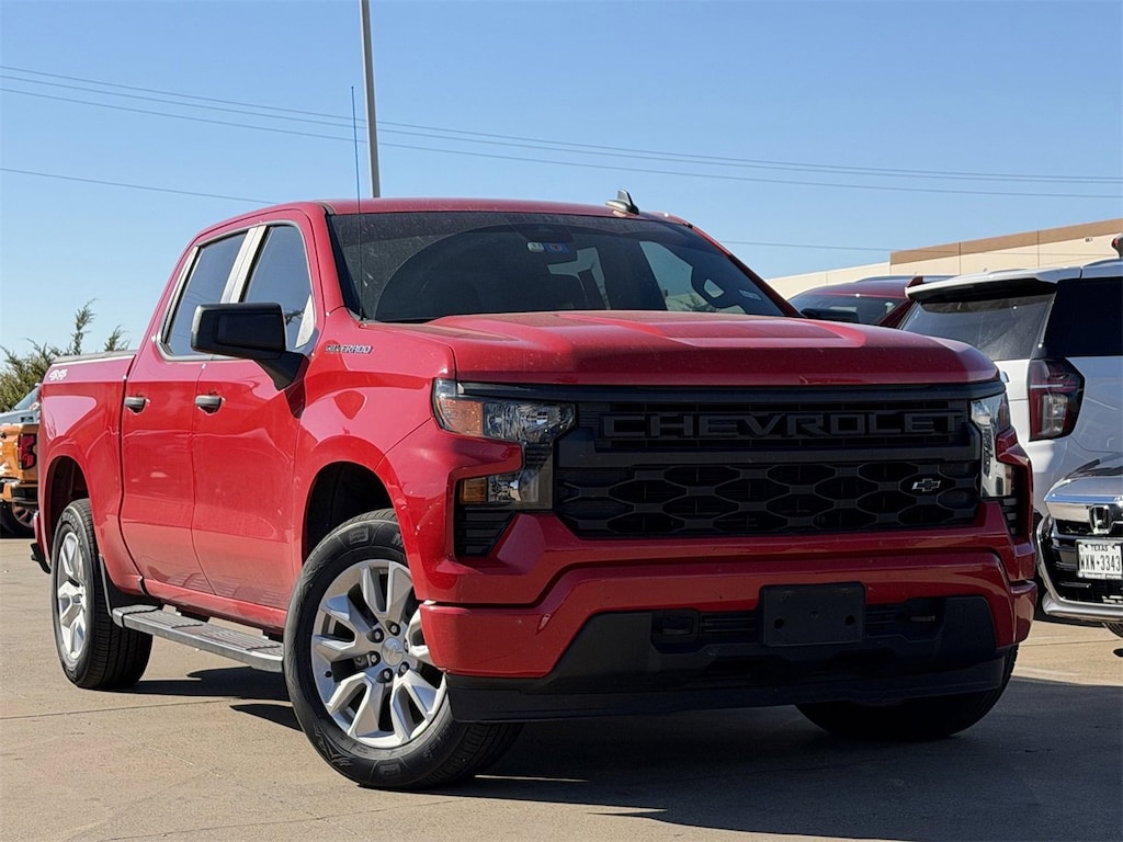 Certified 2022 Chevrolet Silverado 1500 Custom Truck Crew Cab