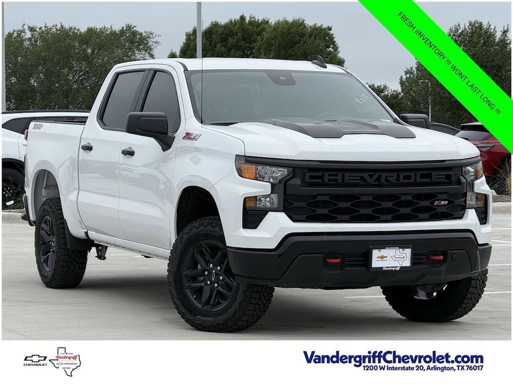 New 2026 Chevrolet Silverado 1500 Custom Trail Boss Truck Crew Cab