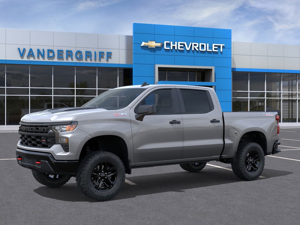 New 2026 Chevrolet Silverado 1500 Custom Trail Boss Truck Crew Cab