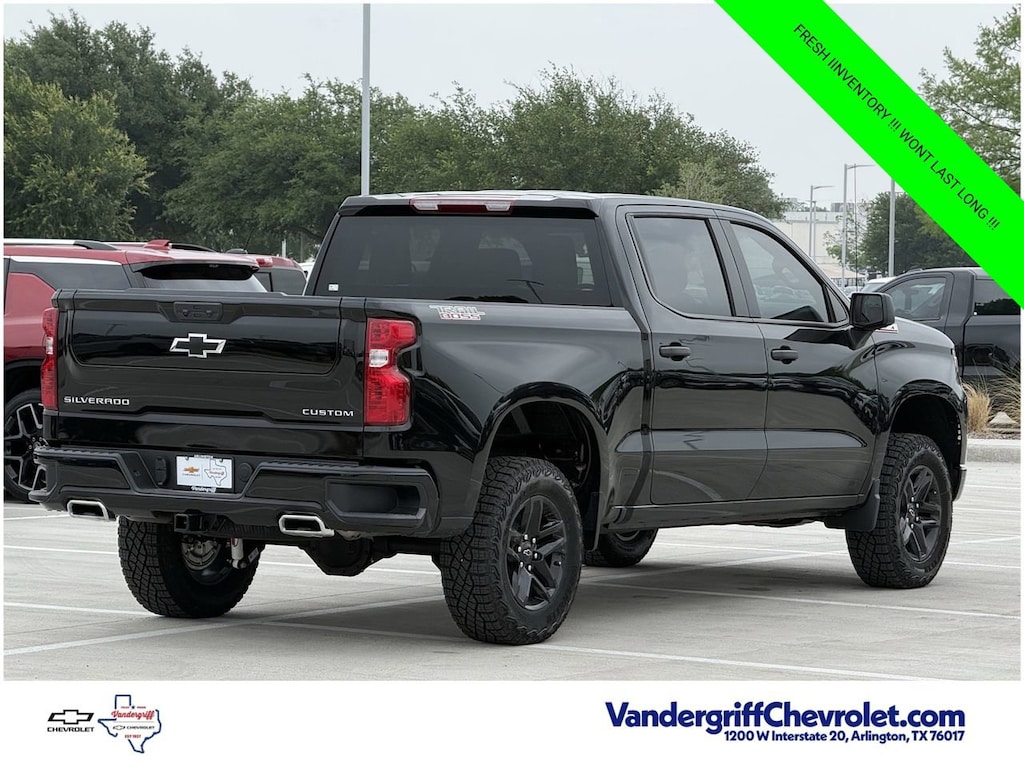New 2026 Chevrolet Silverado 1500 Custom Trail Boss Truck Crew Cab