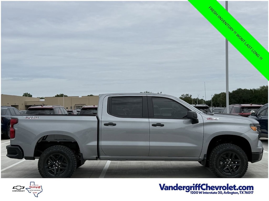 New 2026 Chevrolet Silverado 1500 Custom Trail Boss Truck Crew Cab