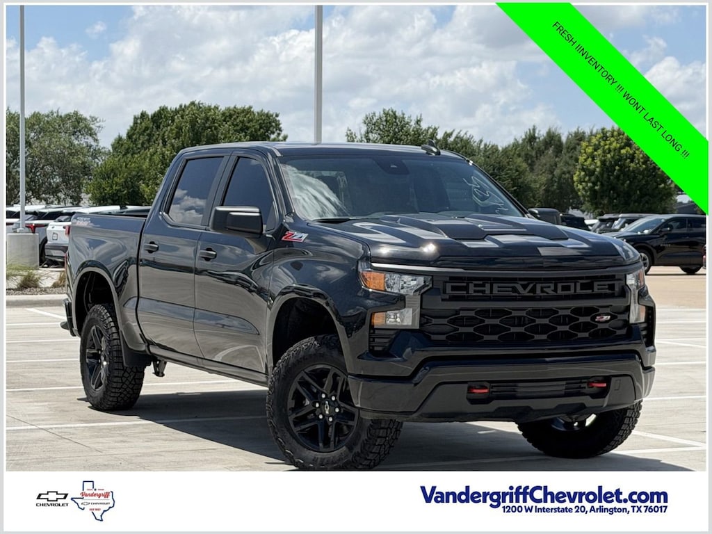 New 2026 Chevrolet Silverado 1500 Custom Trail Boss Truck Crew Cab