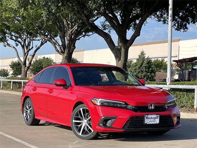 Certified 2023 Honda Civic Touring with VIN 2HGFE1F96PH319420 for sale in Arlington, TX