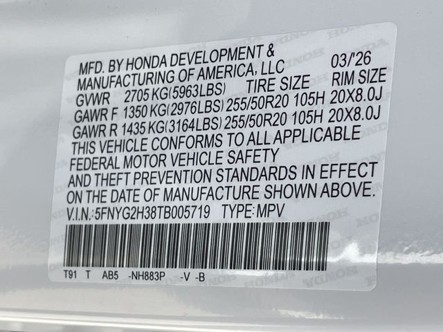 2026 Honda Pilot Sport - Photo 30