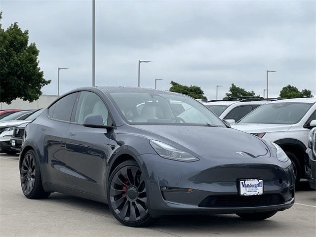 Used 2023 Tesla Model Y Performance with VIN 7SAYGDEF7PF907426 for sale in Arlington, TX
