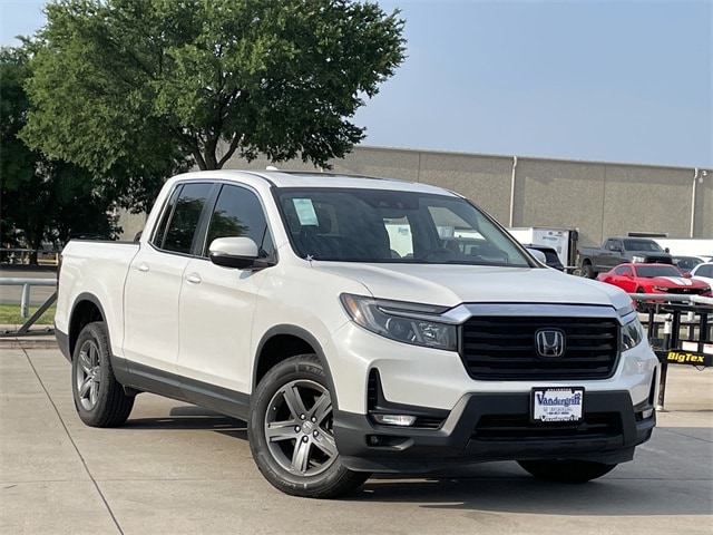 Certified 2023 Honda Ridgeline RTL with VIN 5FPYK3F50PB013819 for sale in Arlington, TX