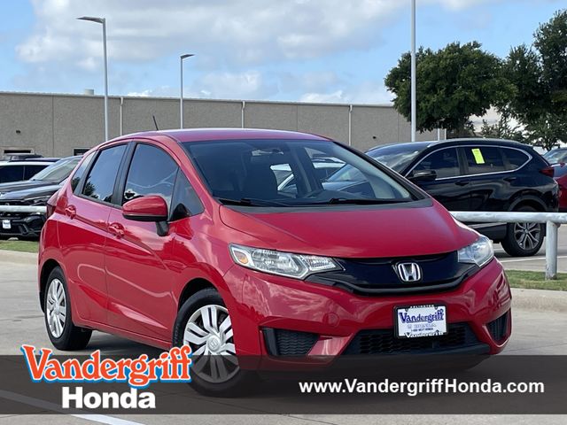 Milano Red 2015 Honda Fit Hatchback Front-Wheel Drive Continuously Variable Transmission
