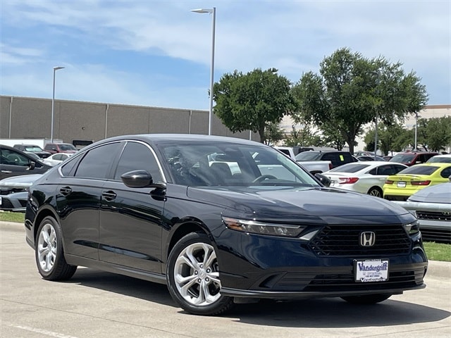 Certified 2023 Honda Accord LX with VIN 1HGCY1F23PA011908 for sale in Arlington, TX