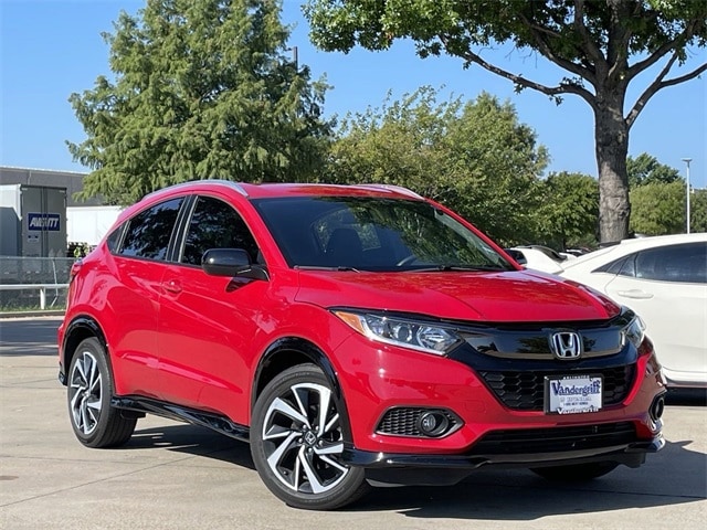 Certified 2019 Honda HR-V Sport with VIN 3CZRU5H11KG714024 for sale in Irving, TX