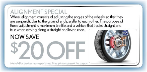 Alignment Service Coupon, Atlanta, TX Automotive Service Special