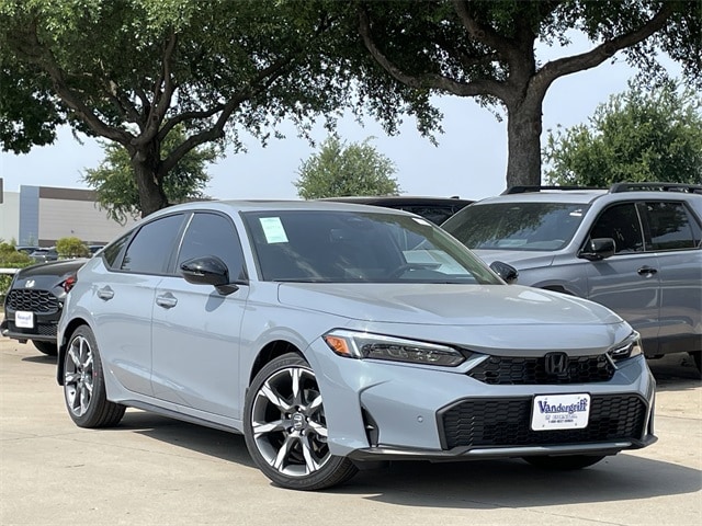 Certified 2025 Honda Civic Hatchback Sport Touring with VIN JHMFL4H91SX000416 for sale in Arlington, TX