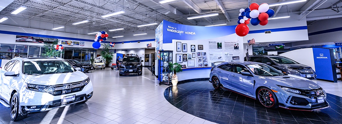 Vandergriff Honda Showroom