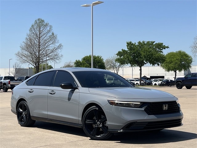 Certified 2024 Honda Accord Hybrid Sport-L with VIN 1HGCY2F77RA037786 for sale in Arlington, TX