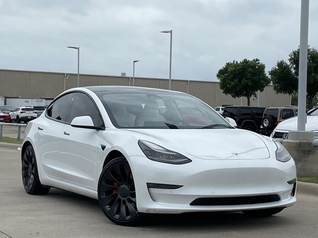 Used 2022 Tesla Model 3 Performance with VIN 5YJ3E1EC5NF265755 for sale in Arlington, TX