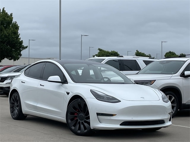 Used 2021 Tesla Model 3 Base with VIN 5YJ3E1EC9MF096659 for sale in Arlington, TX