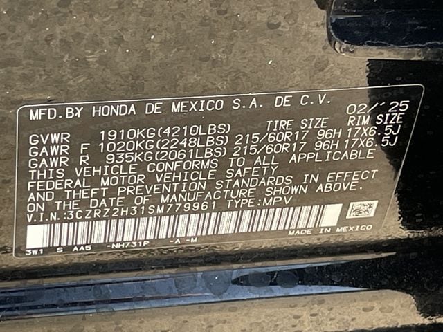 2025 Honda HR-V LX - Photo 28