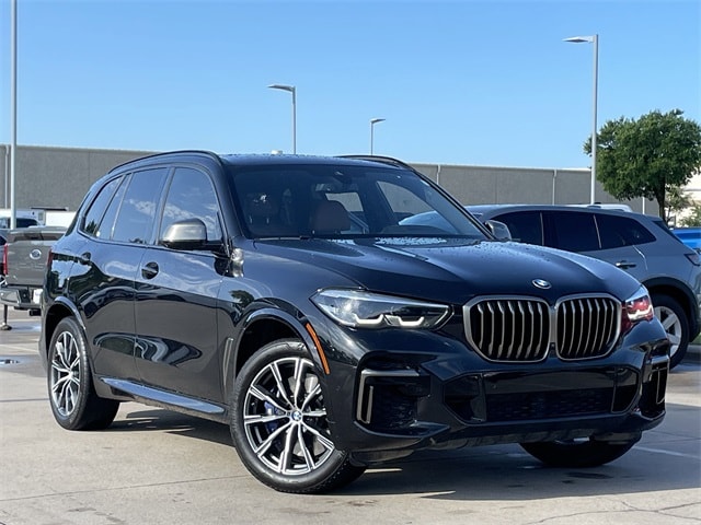 Used 2022 BMW X5 M50i with VIN 5UXJU4C00N9K57933 for sale in Arlington, TX